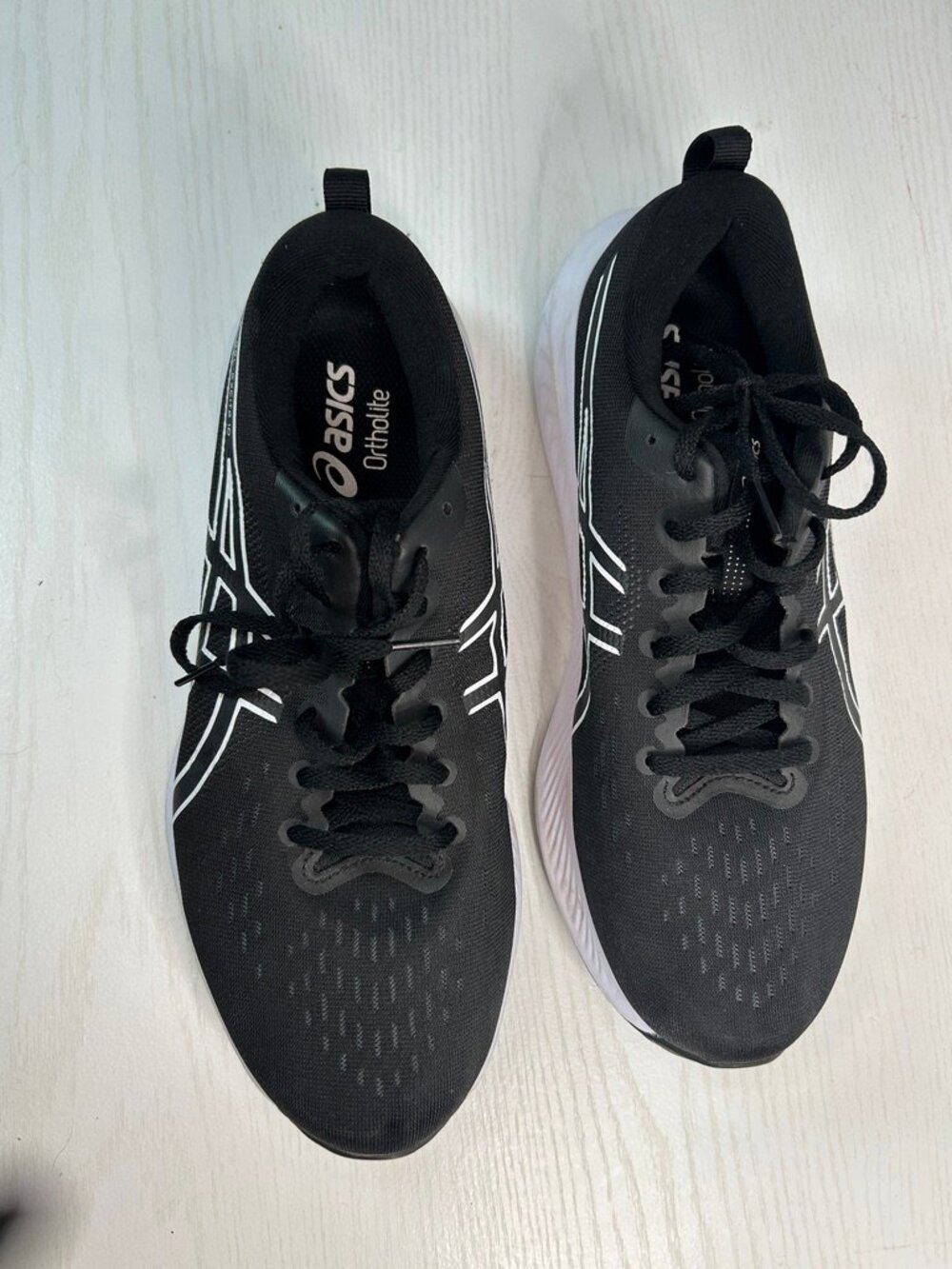 ASICS Gel-Excite 10 Extra Wide Running Shoes Men's 9.5 4E Black White Athletic - Picture 5 of 10